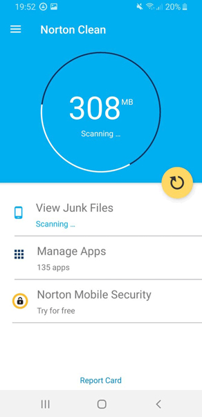 اپلیکیشن مدیریت حافظه‌ داخلی گوشی اندروید که با نام Norton Clean