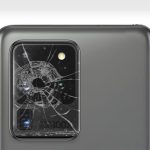 تعویض شیشه شکسته لنز دوربین گوشی موبایل و بررسی آسیب به دوربین پس از شکستن شیشه