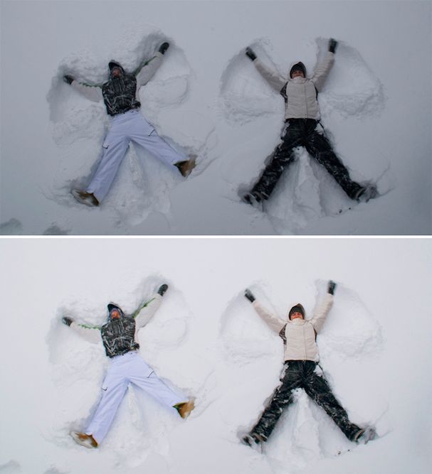 سوژه عکاسی در برف